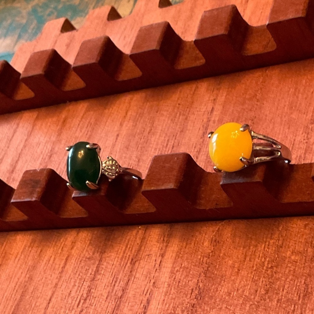 Set of 2 Unique Rings size 6, BN - Picture 3 of 3